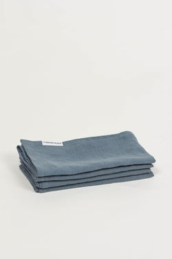 Linen Napkin Sets - Greyblue