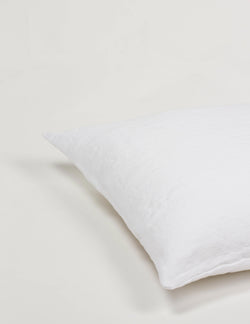 Linen Pillowcase - White